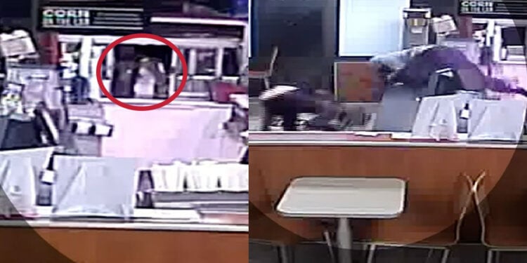Concealed Carrier Shoots Through Fast Food Drive-Thru Window Hitting Both Armed Robbers