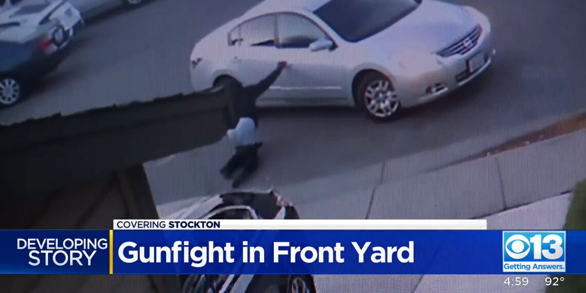 Son Engages w/ Six Armed Robbers Outside Father's Home; Sends 3 to the Hospital