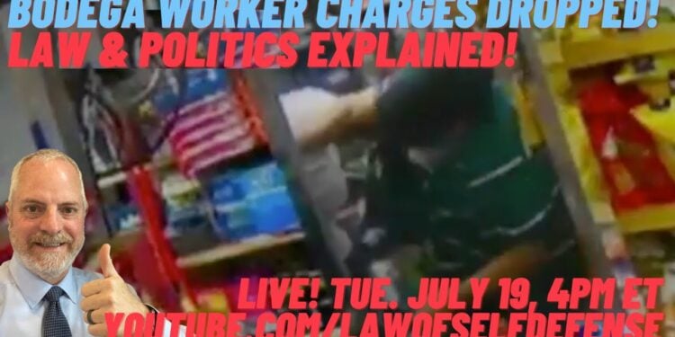 LIVE! Charges Dropped Against Bodega Worker! Law and Politics Explained!