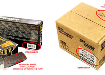 SIG SAUER 9MM, 115gr, Elite Ball, FMJ Product Warning and Recall Notice