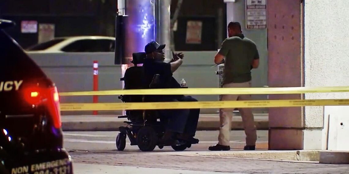 Wheelchair-Bound Veteran Shoots Attempted Robber in Downtown Houston