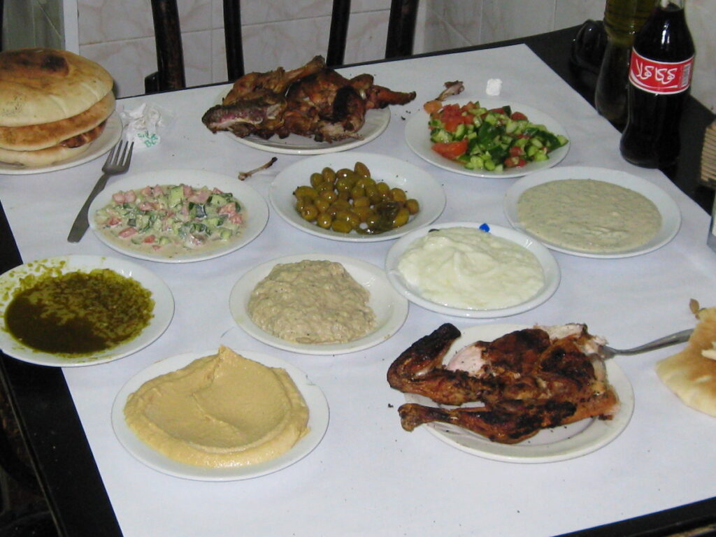 You will have to get used to local food.