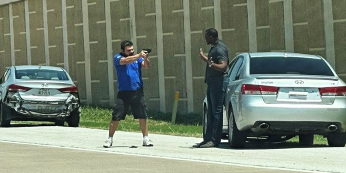 Road Rage Leads To Victim Looking At The Wrong End of a Gun