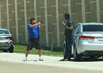 Road Rage Leads To Victim Looking At The Wrong End of a Gun