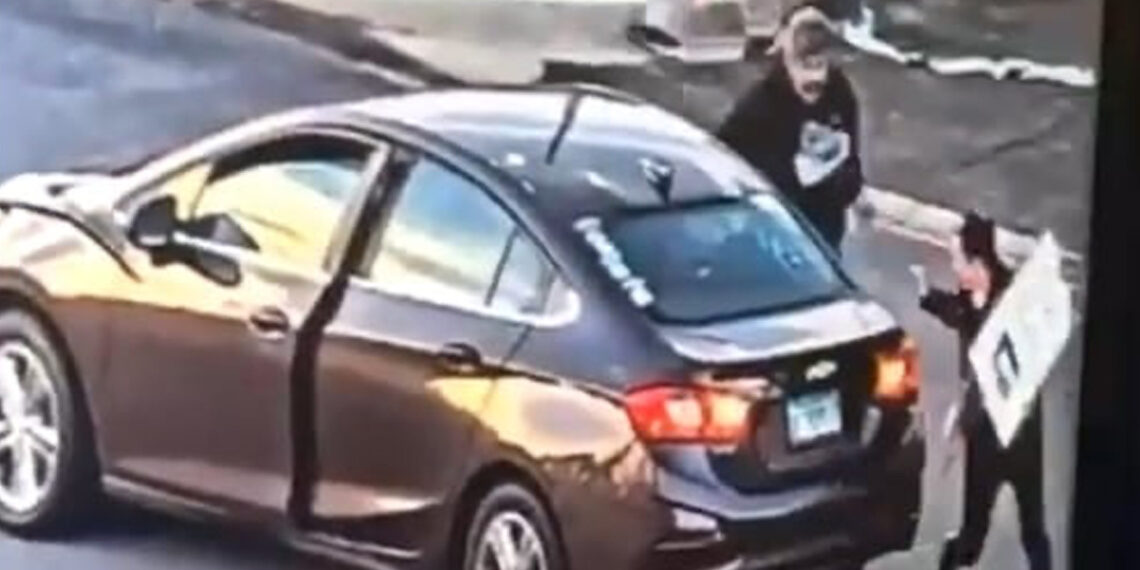 Man Attacked During a Palestinian Protest Fires Warning Shot