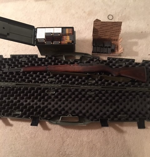 An M1 Garand with a nice supply of ammo and clips is an excellent option.