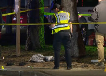 Man With Knife Crosses Traffic, Attacks Food Truck Before Being Shot
