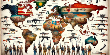 Top 20 Countries with the Greatest Numbers of Civilian Firearms