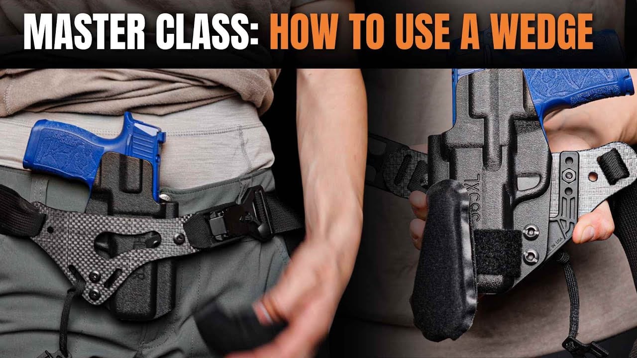 How to Use a Holster Wedge Master Class by PHLSTER Holsters USA Carry