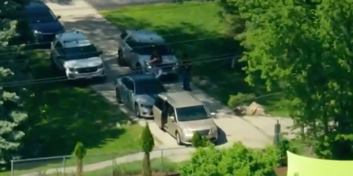Homeowner Holds Suspect at Gunpoint After High-Speed Chase Through Suburbs