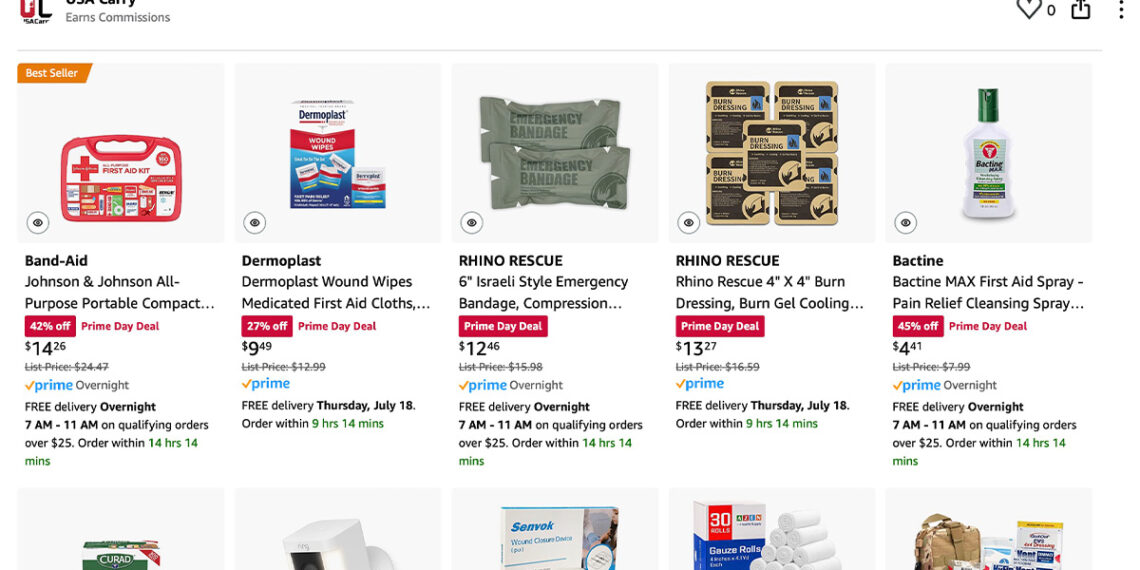 Amazon Prime Day 2024: Top Deals for Gun Owners on Home Security, First Aid, EDC Gear, and More