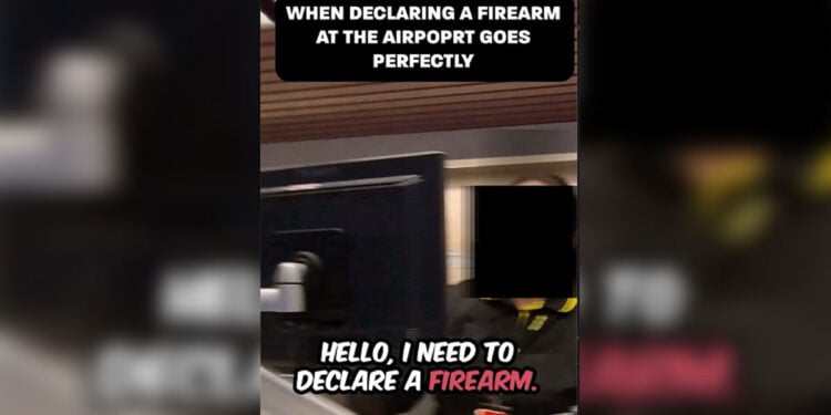 When Declaring A Firearm Goes Perfectly