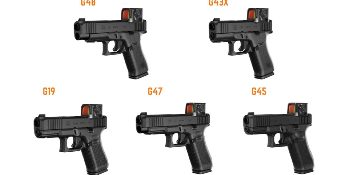 Glock Unveils New A-CUT Optic Models with Pre-Installed Aimpoint Red Dots