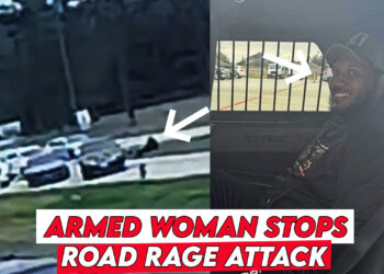 Armed Woman Stops Road Rage Attacker in Houston | Caught on Camera