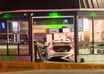 Security Guard Shoots and Kills Burglary Suspect Who Crashed Car Into West LA Dispensary