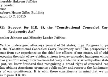 24 Attorneys General Unite and Demand Congress Pass National Concealed Carry Law