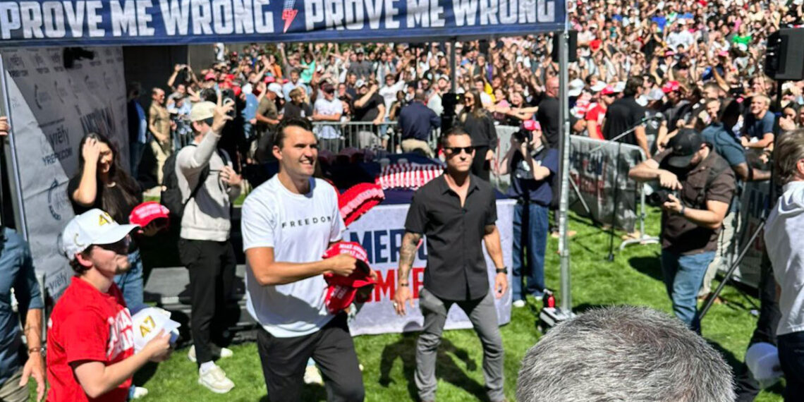 Charlie Kirk Shot In The Neck During Utah Valley University Event As Suspect Is Taken Into Custody