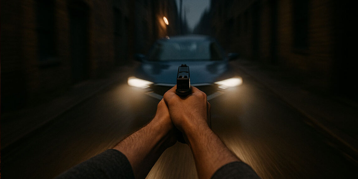 Concealed Carrier Shoots Suspect Who Tried to Run Him Down Using His Own Stolen Vehicle