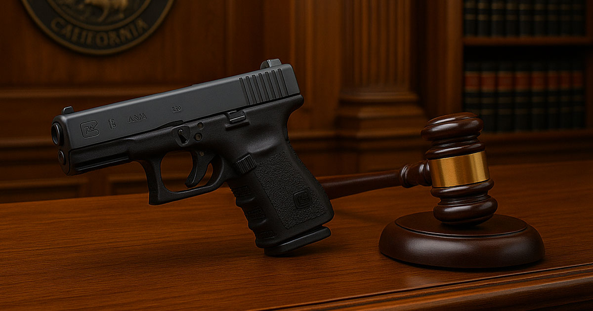 Second Amendment Groups Challenge Newsom’s “Backdoor Glock Ban” in Court
