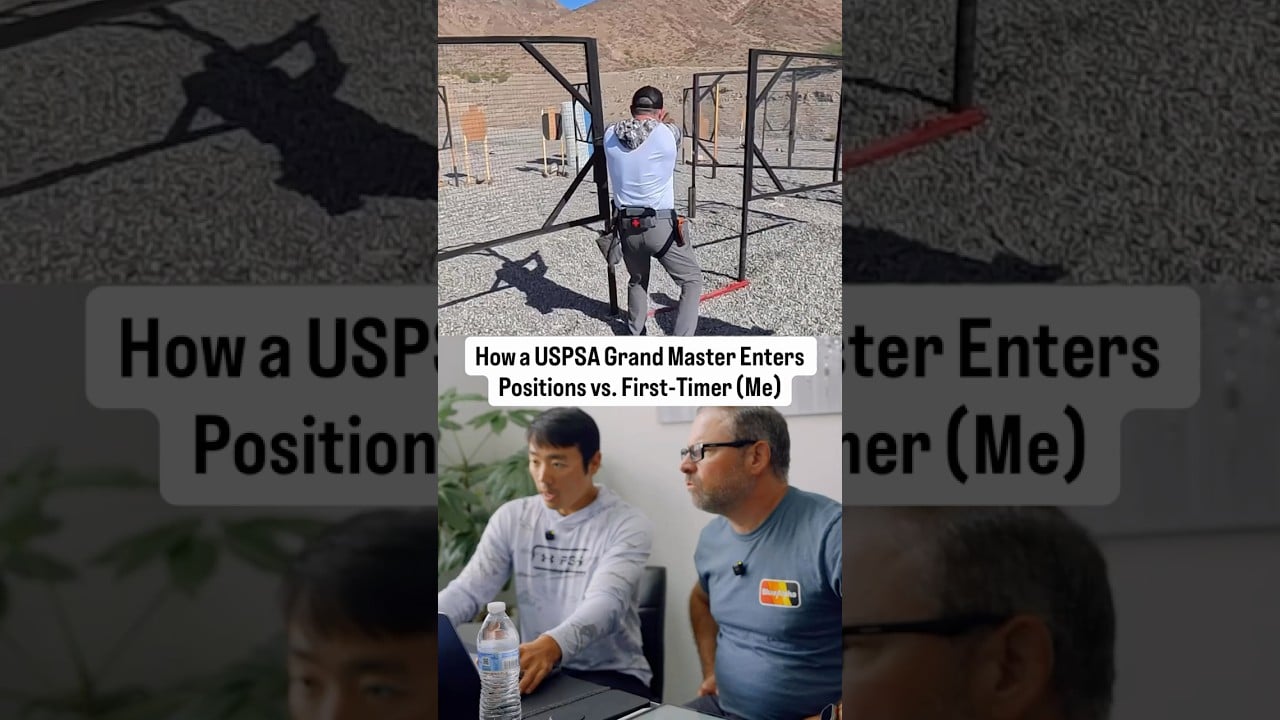 How a USPSA Grand Master Enters Positions vs. First-Timer (Me) How a USPSA Grand Master Enters Positions vs. First-Timer (Me)