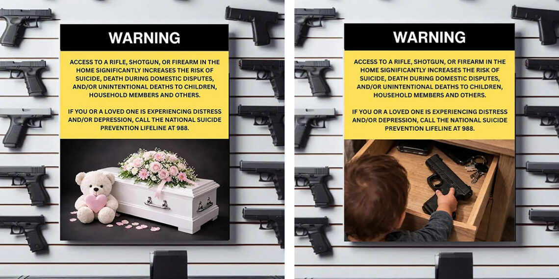 New York Lawmakers Introduce Bill Requiring Graphic Warning Images in Gun Stores