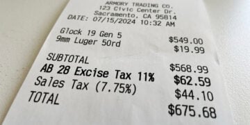 SAF Files for Summary Judgment Against California's 11% Firearms and Ammunition Excise Tax