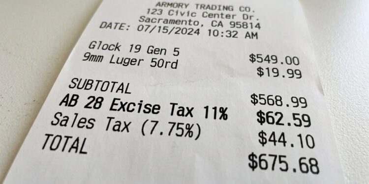 SAF Files for Summary Judgment Against California's 11% Firearms and Ammunition Excise Tax