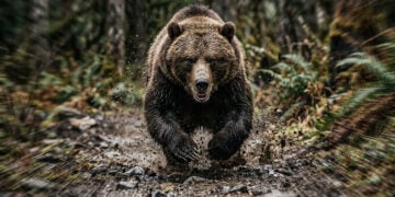 A Grizzly Charged a Father and His Young Son. He Stopped It at 5 Yards.