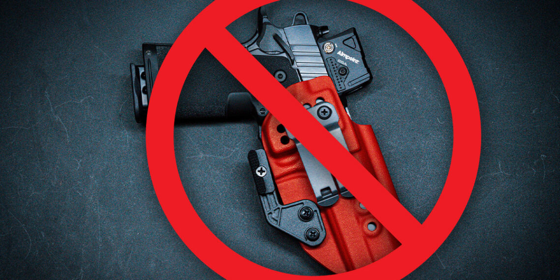 SAF Sues the Only County in America That Bans Red Dots, Lights and 1911s for Permit Holders