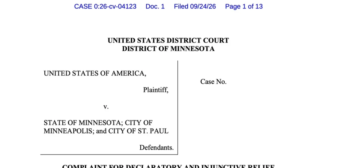 United States v. Minnesota: DOJ Sues the State, Minneapolis, and St. Paul in Federal Court Over 30-Day Handgun Waits That Stretch to Nearly 60