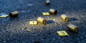 An Argument in a Pine Bluff, AR Parking Lot. One Man Fired Into the Crowd. Another Man Fired Back and Walked Away.