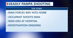 Pampa Resident Grabs Handgun and Shoots 33-Year-Old Man Who Forced His Way Into Home at 11:30 P.M.